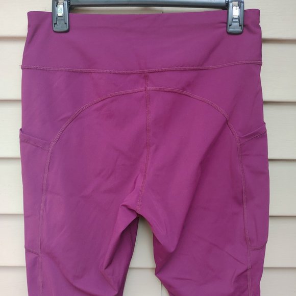 Avia 7/8 Purple Performance Leggings Fitness Flex-Tech Gym Yoga Workout - Picture 7 of 11